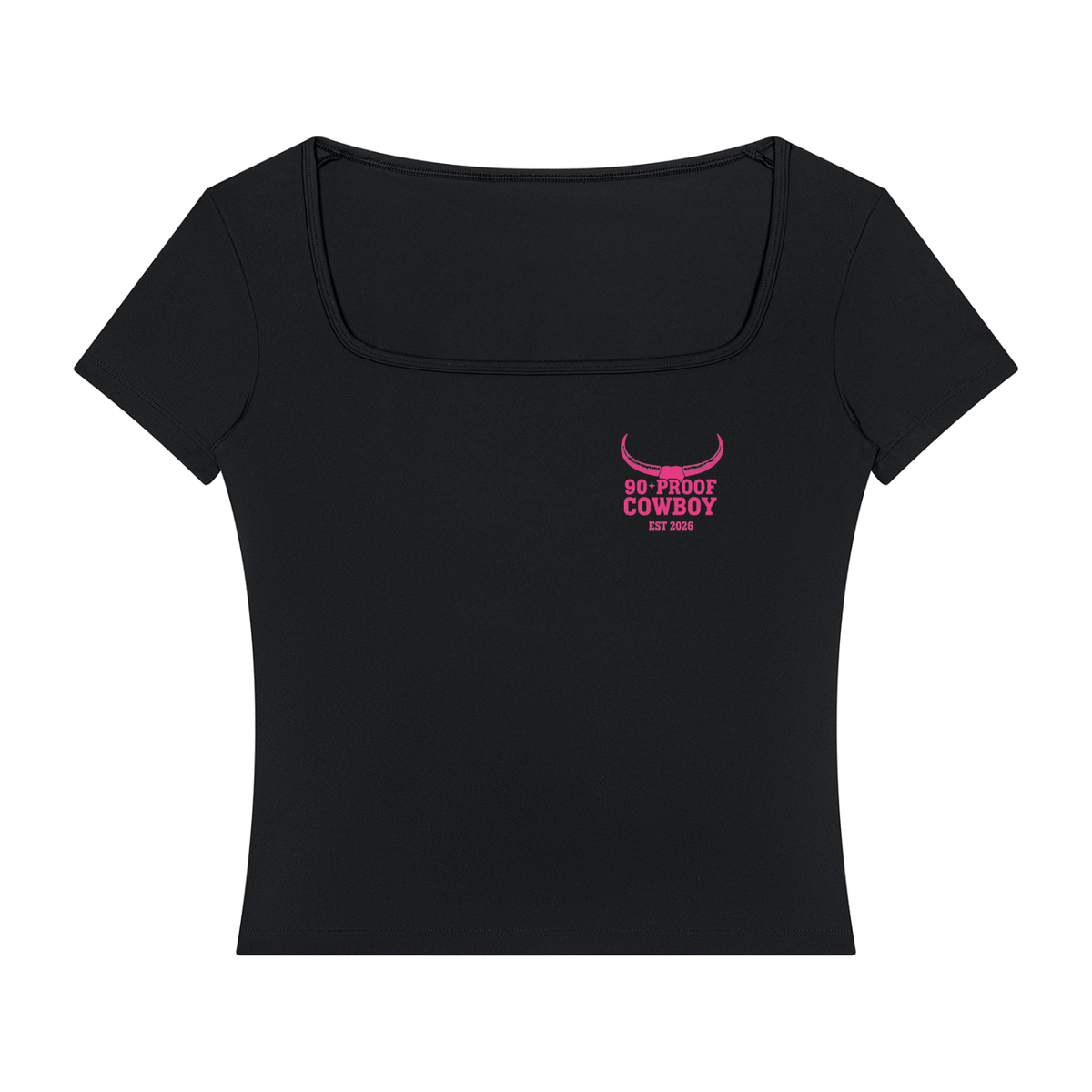 Women’s Square Neck Cowgirl Tee