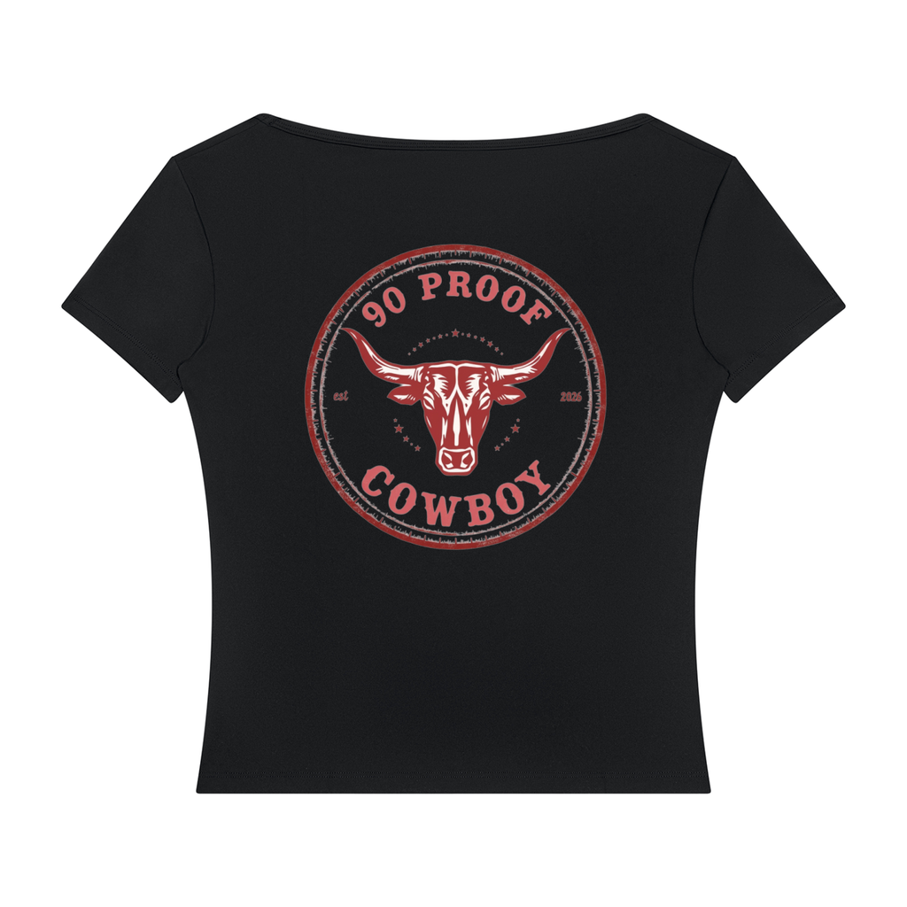 Women’s Square Neck Cowgirl Tee
